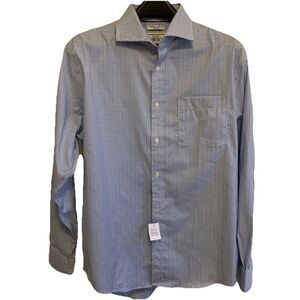 Jos. A. Bank 1905 Comfort Stretch Non Iron Slim Fit Dress Shirt Size 16 1/2-34